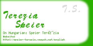 terezia speier business card